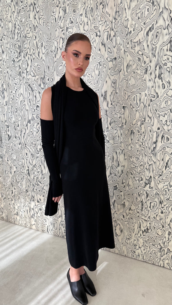 3 Piece Sleeveless Maxi Dress