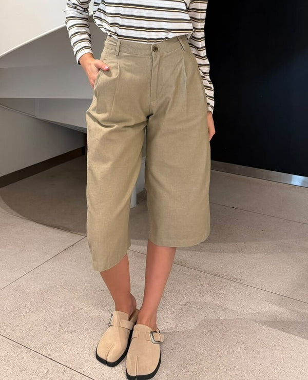 Washed Bermuda Shorts