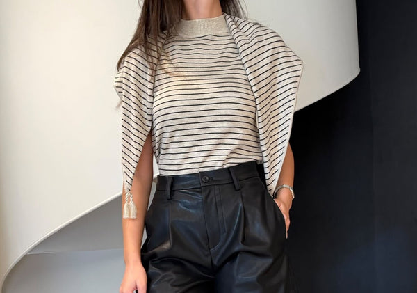 Tassel Ribbed Top