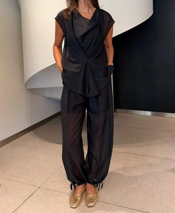 Sheer Mesh Top + Pants