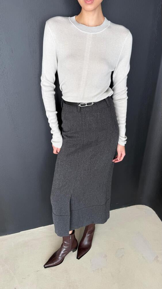 Knitted Round Neck Long Sleeve