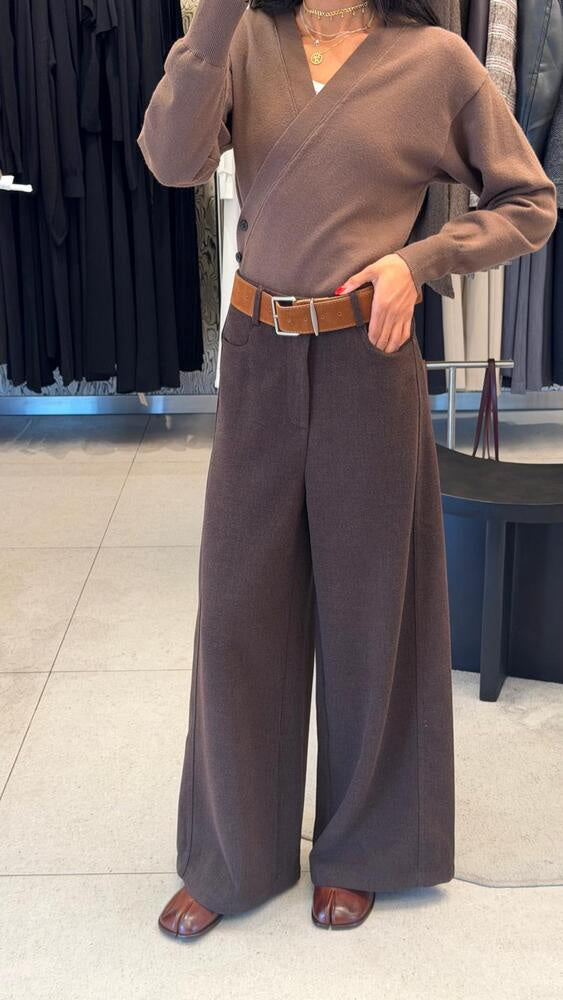 Wool Blend Trousers