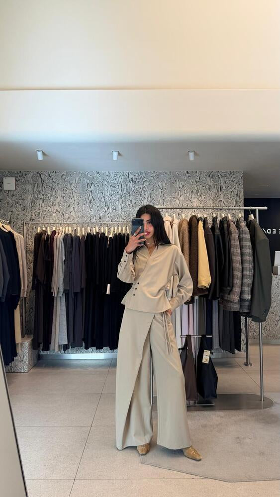 Twisted Shirt + Pants Set