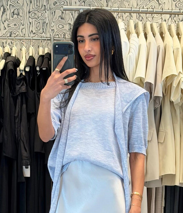 Tie Knitted Top