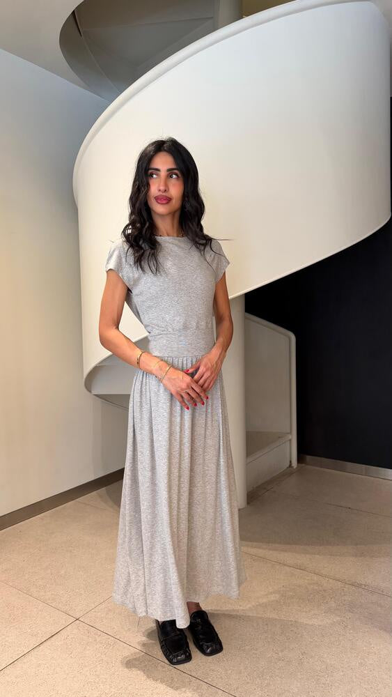 Draped Midi Dress