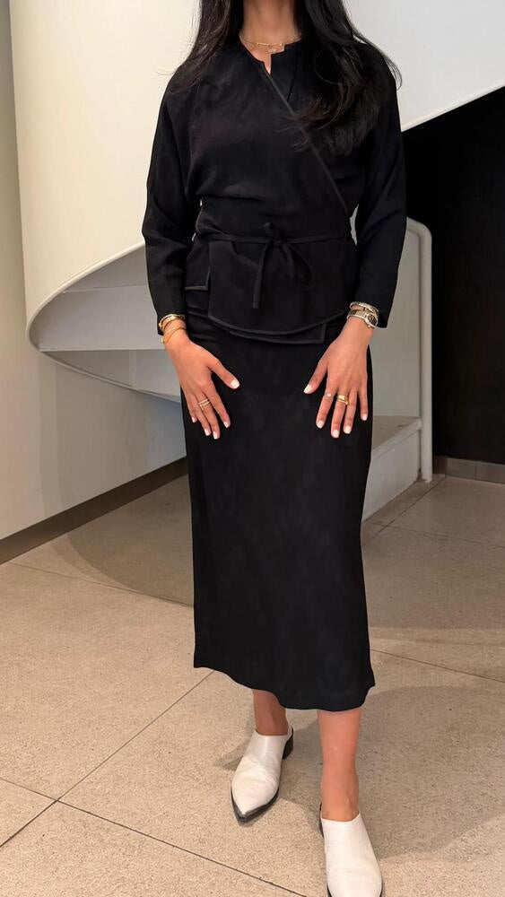Embroidered Kimono Set