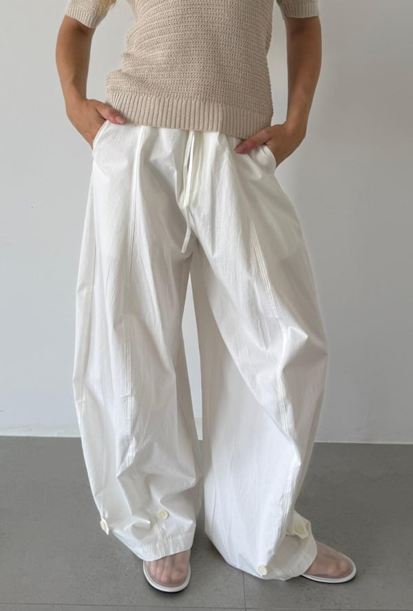 Button Balloon Pants