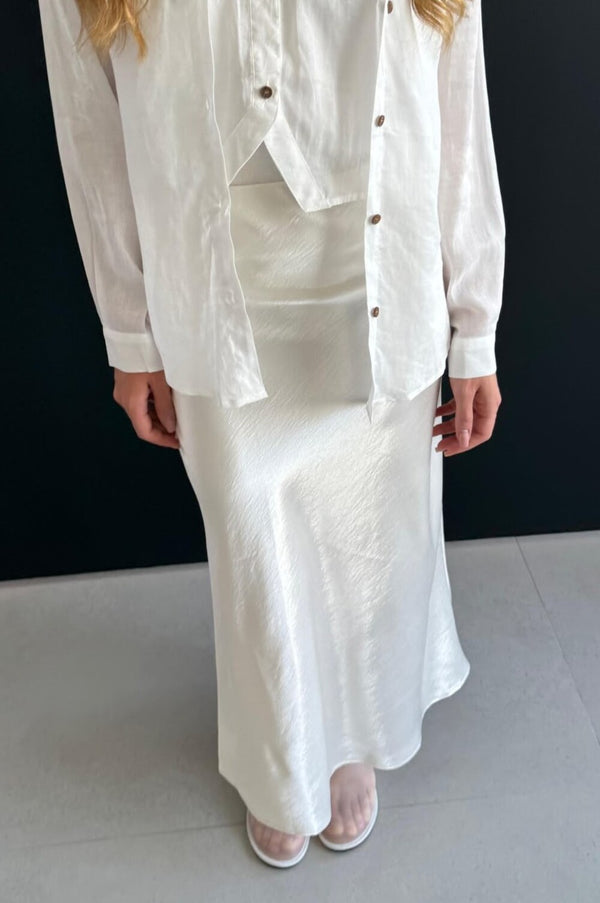 Silk Maxi Skirt