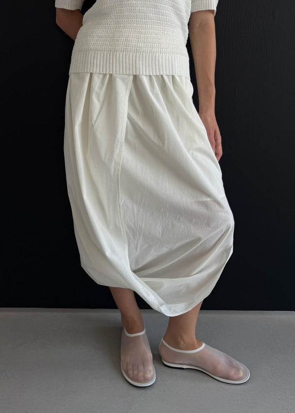 Balloon Pleated Skirt