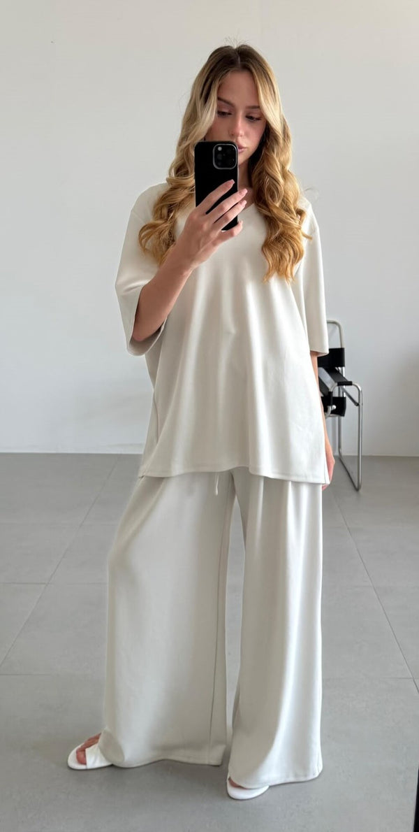 V-Neck Top + Pants