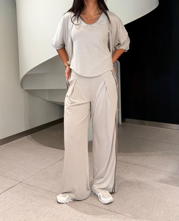 3 Piece Cardigan + Pants Set