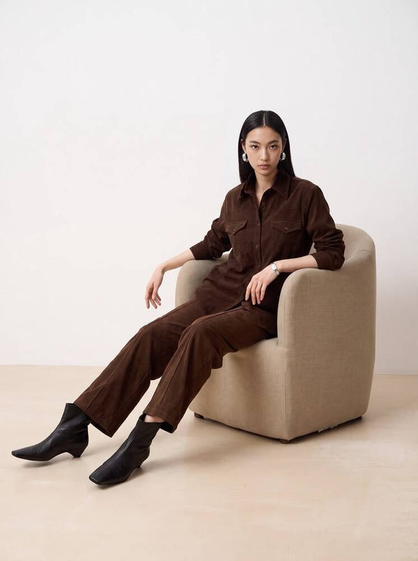 Corduroy Pants Set