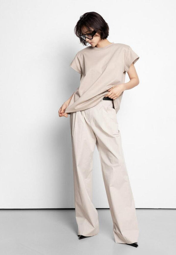 Round Neck Padded T-Shirt