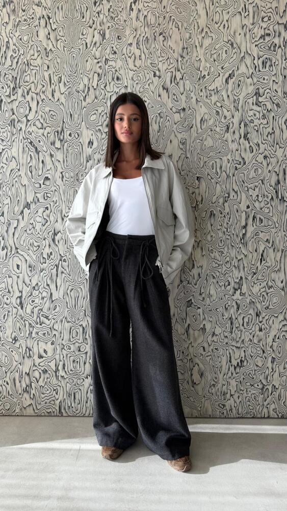 Full Zip Leather Jacket