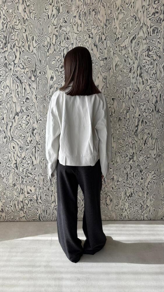 Full Zip Leather Jacket