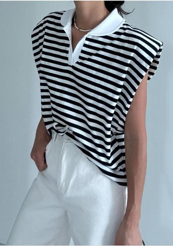 Stripped Padded Shirt