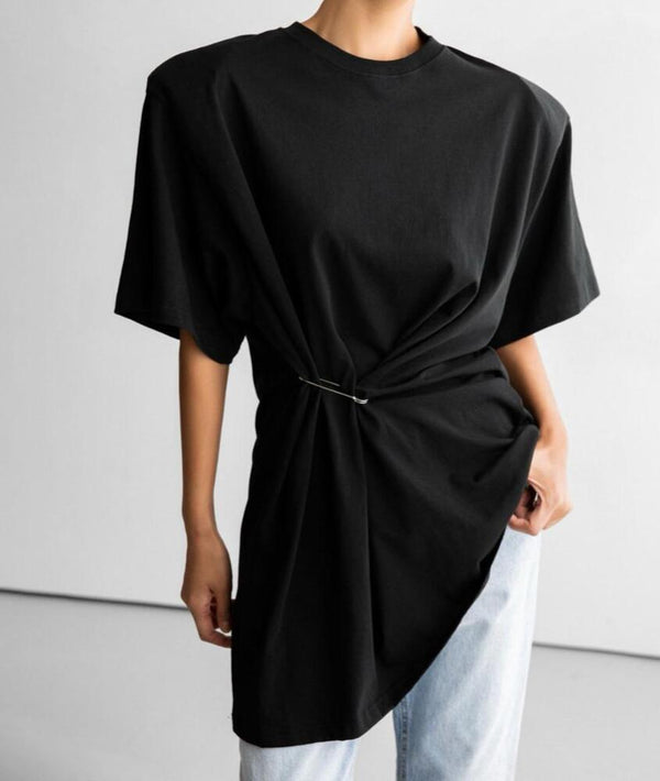 Pin Draped Shirt