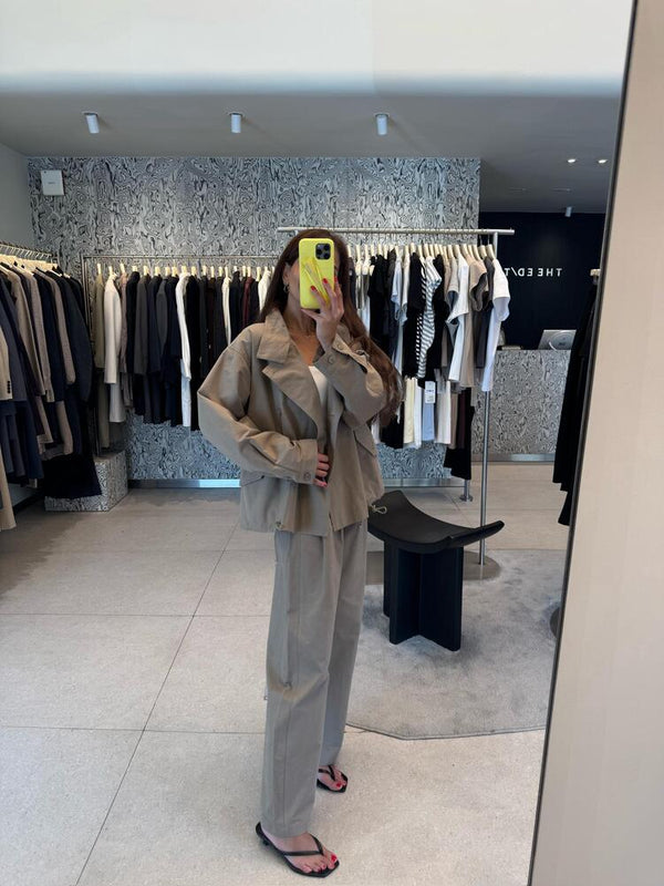 Trench Jacket + Pants Set