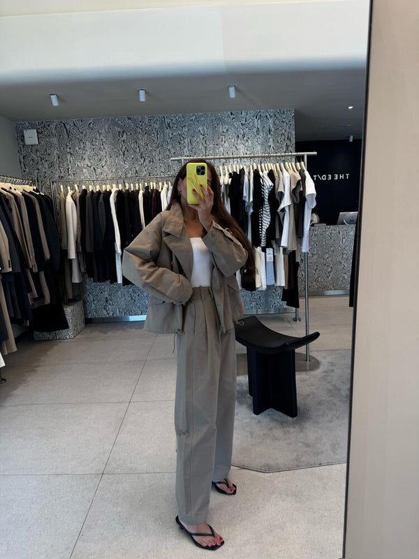 Trench Jacket + Pants Set