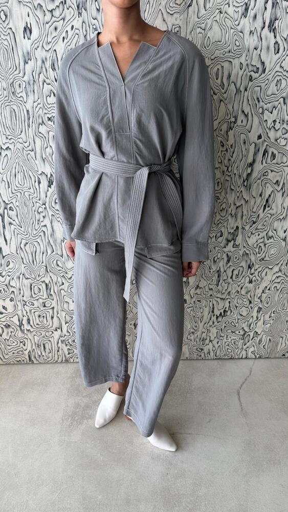 Tie-up Top + Pants Set