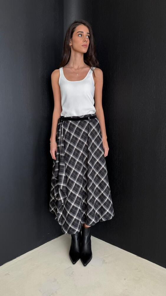 Checkered Skirt