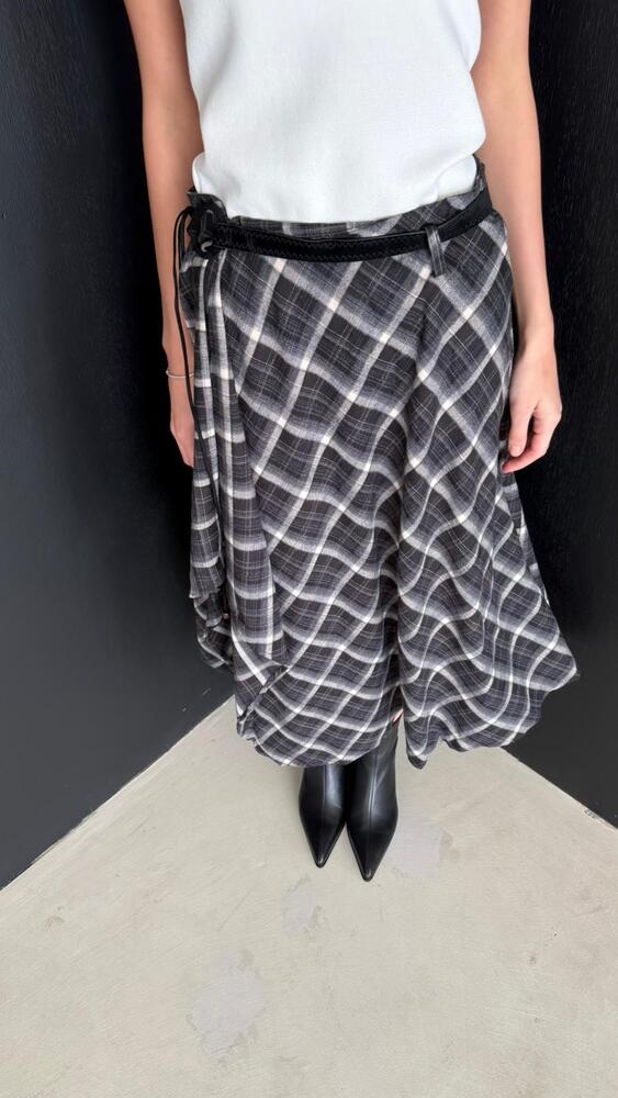 Checkered Skirt