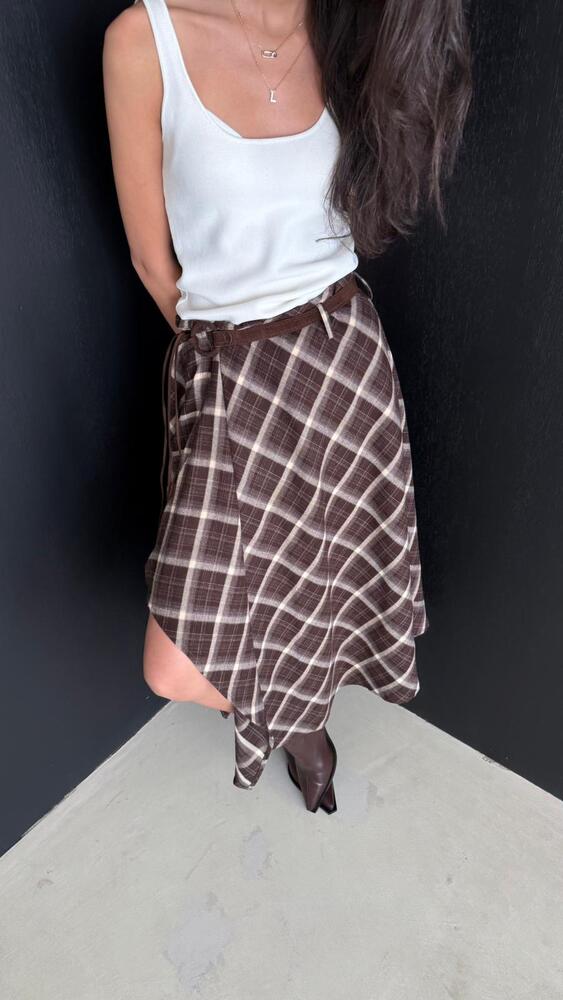 Checkered Skirt