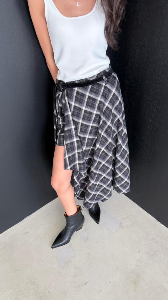 Checkered Skirt