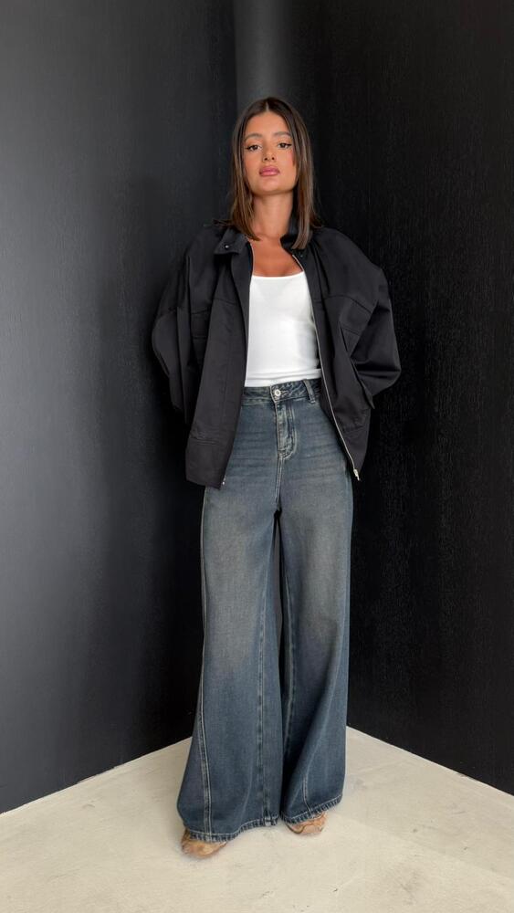 Large Pocket Bomber Jacket