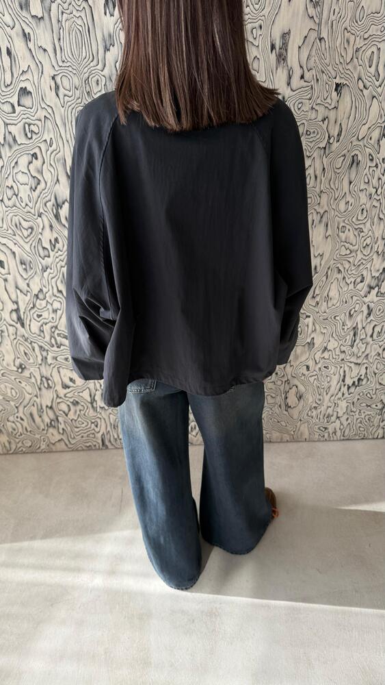 Raw-Edge Coated Jacket