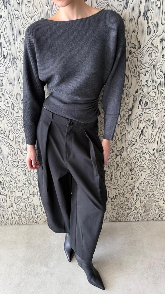 Ribbed Long Sleeve Sweater