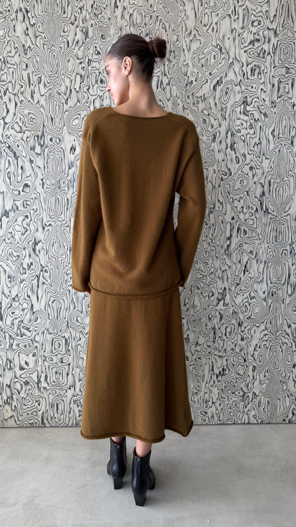 Midi Skirt Sweater Set