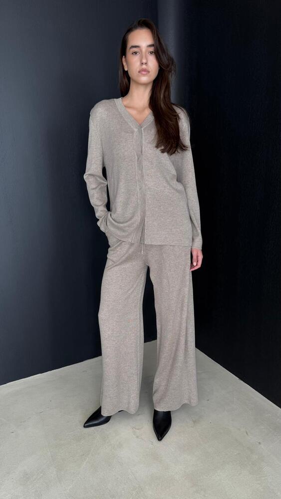 Hide Button + Pants Set