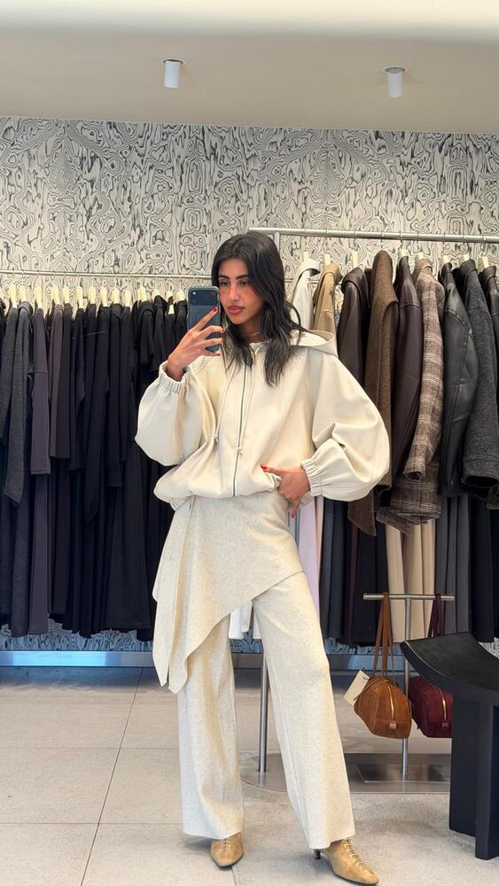 Draped Panelled Pants