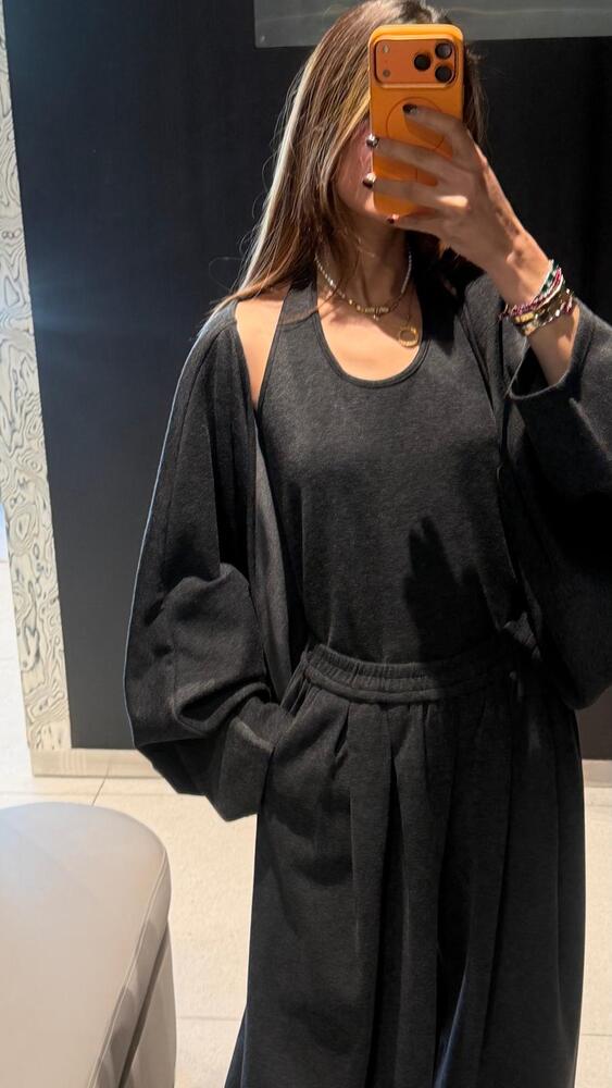 Overlay Top + Pants 3 Piece Set