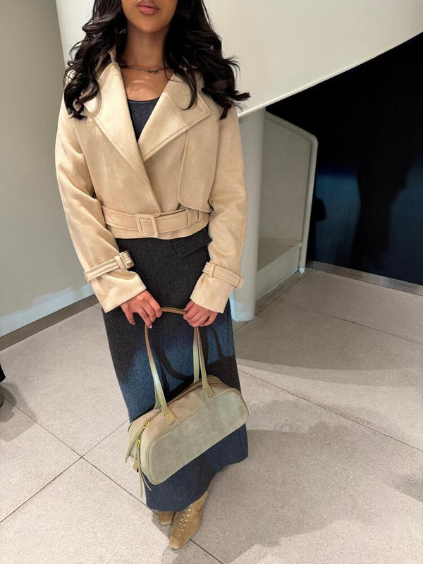 Suede Biker Jacket