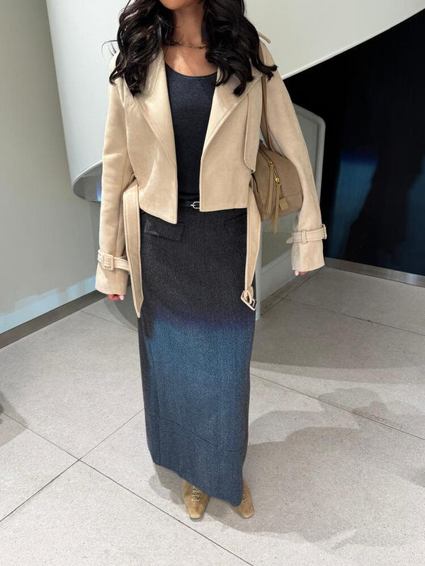 Suede Biker Jacket