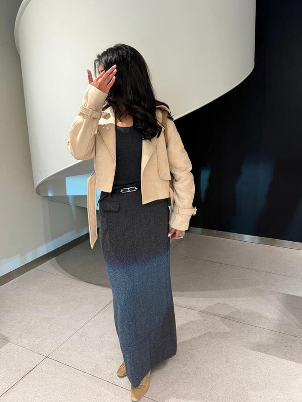 Suede Biker Jacket