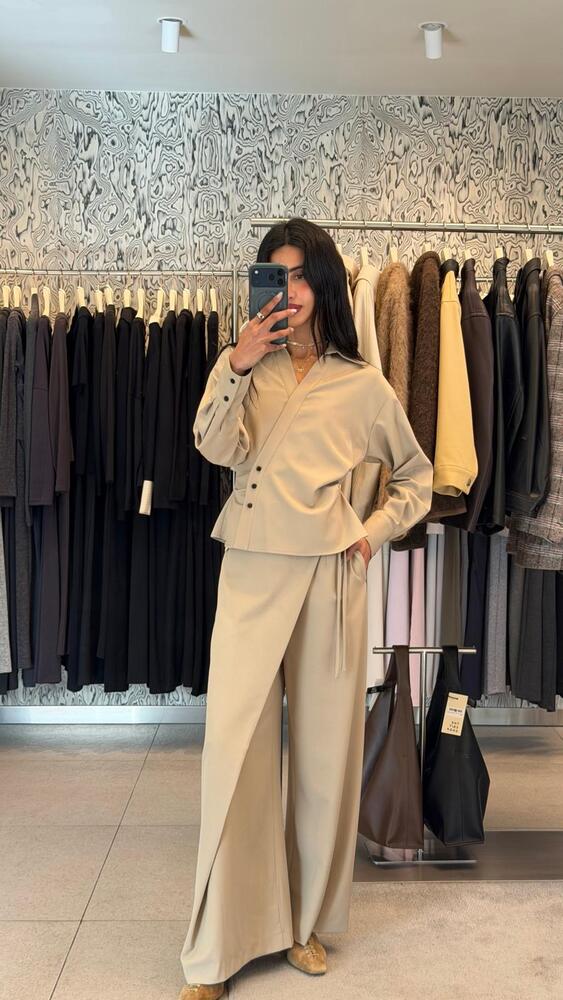 Twisted Shirt + Pants Set