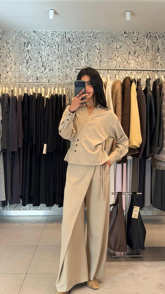 Twisted Shirt + Pants Set