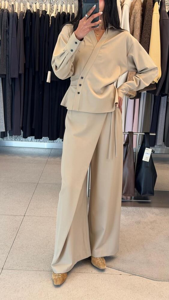 Twisted Shirt + Pants Set