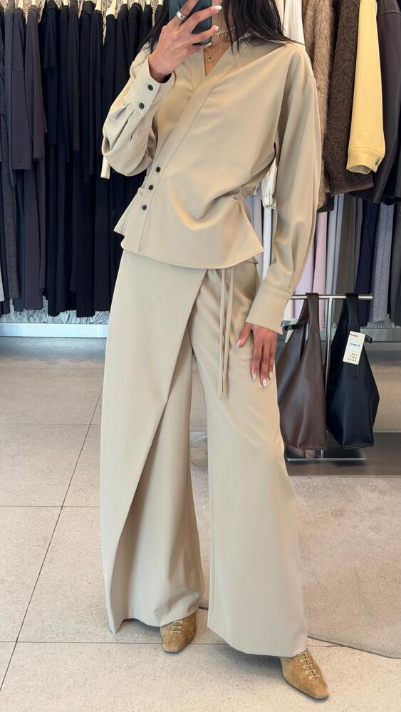 Twisted Shirt + Pants Set