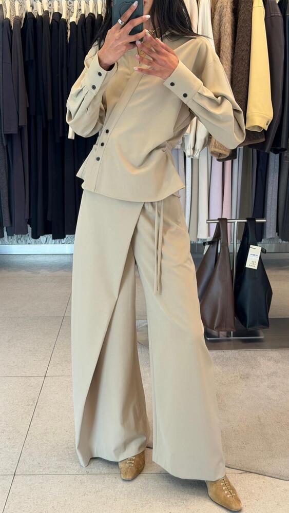 Twisted Shirt + Pants Set