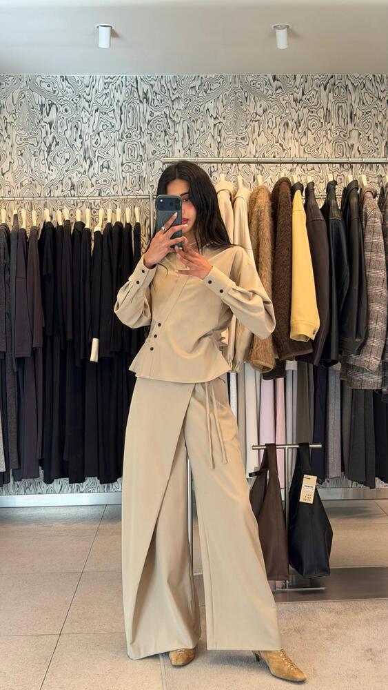 Twisted Shirt + Pants Set