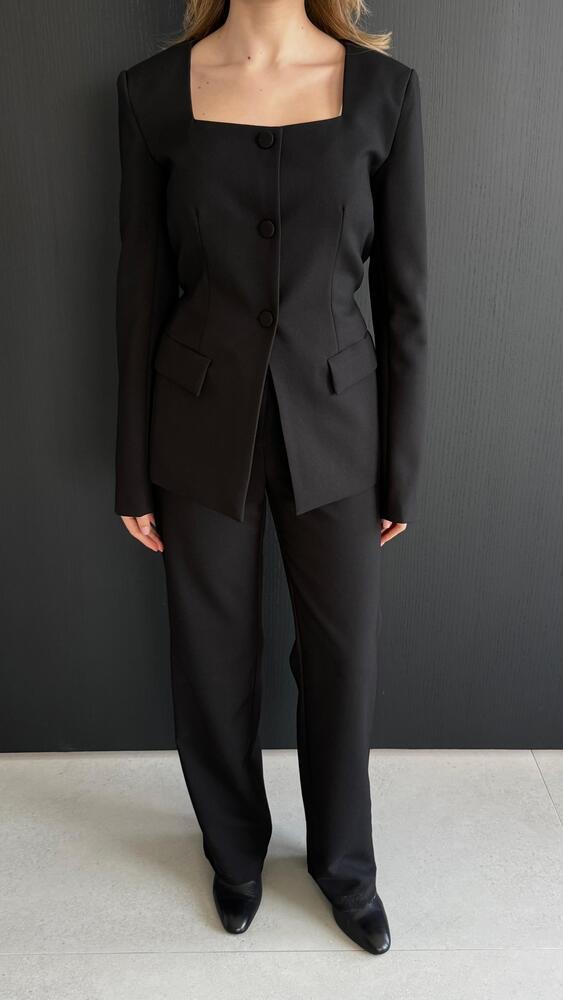 Square Neck Pants Set