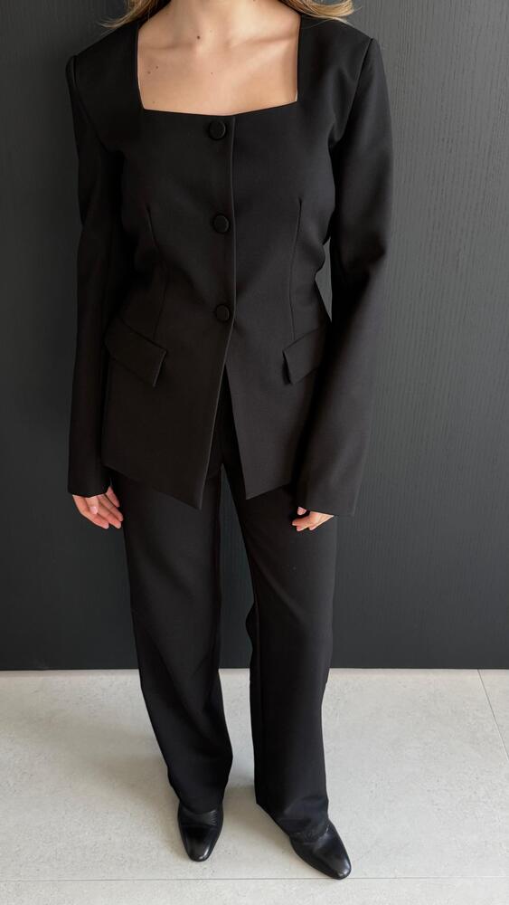 Square Neck Pants Set