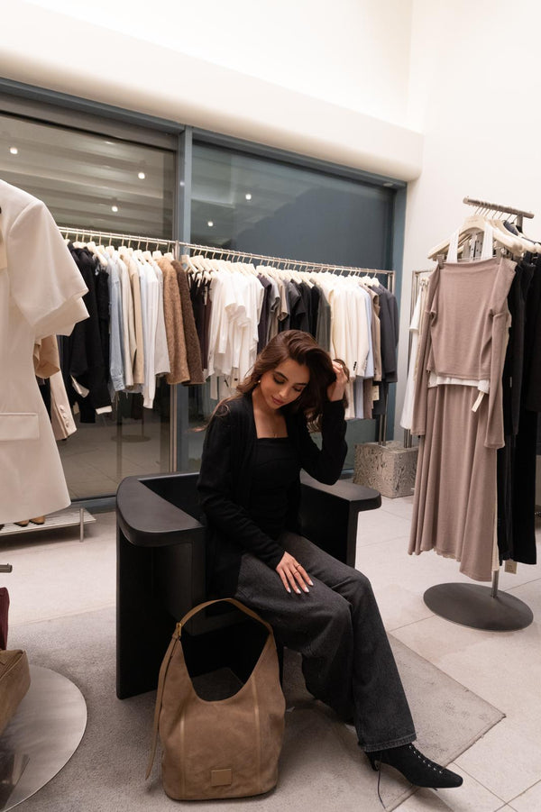 Hobo Suede Shoulder Bag