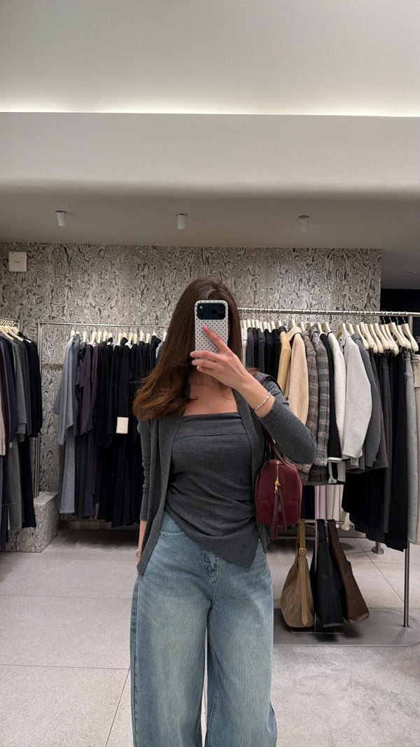 2 Piece Open Front Cardigan