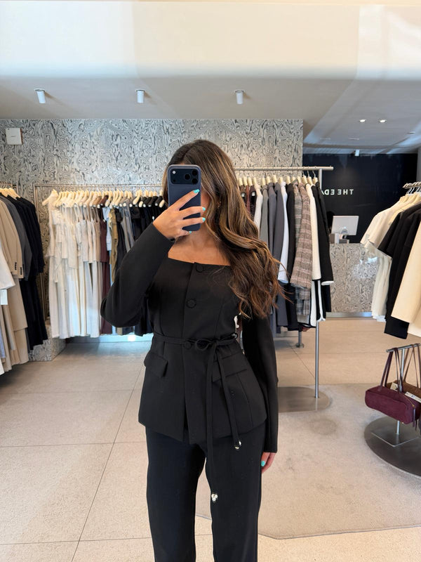 Square Neck Pants Set