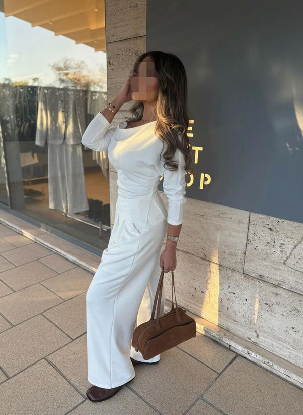Off Shoulder Top + Pants Set